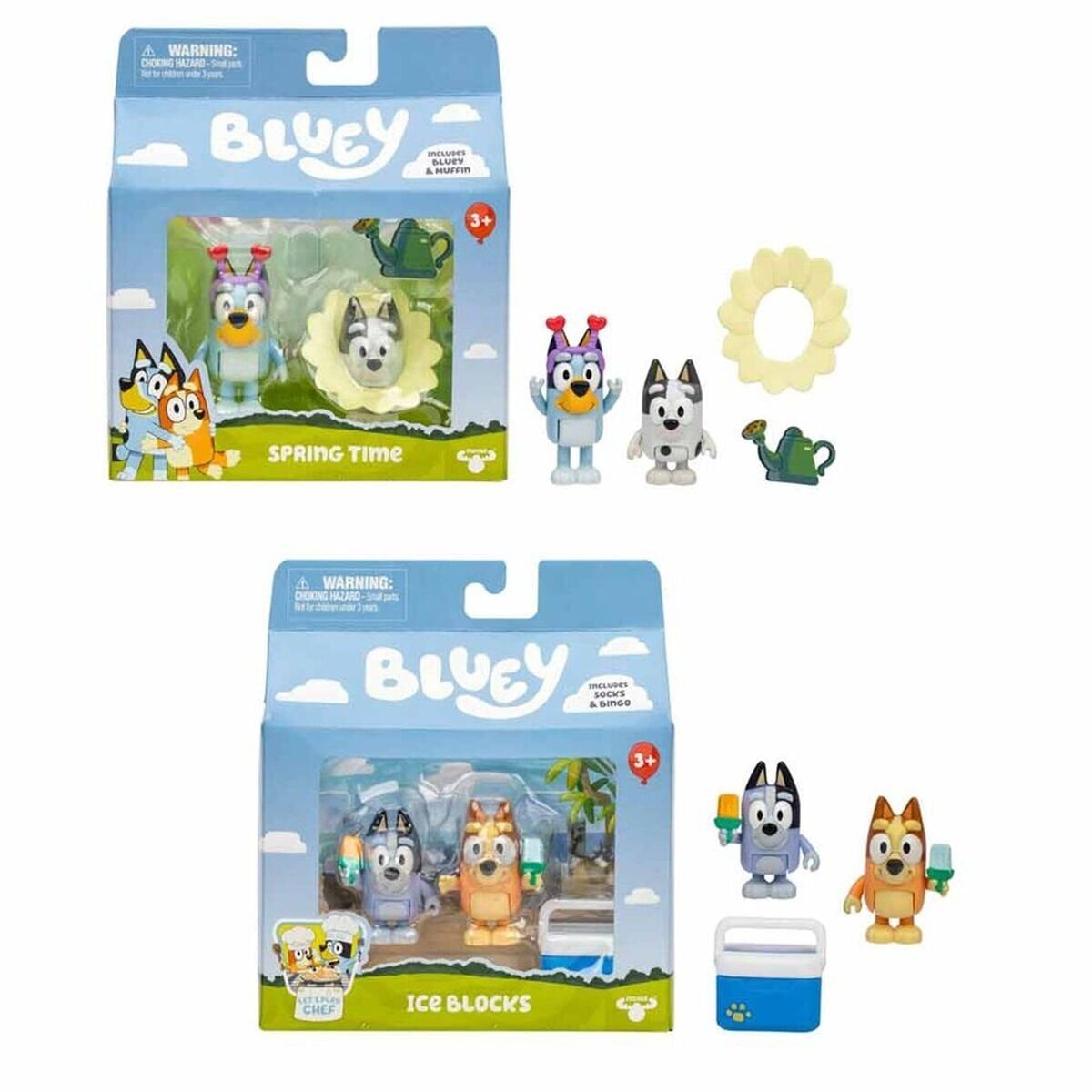 Bluey/18912 Bluey 2Li FiGür Aksesuarli Set Asorti