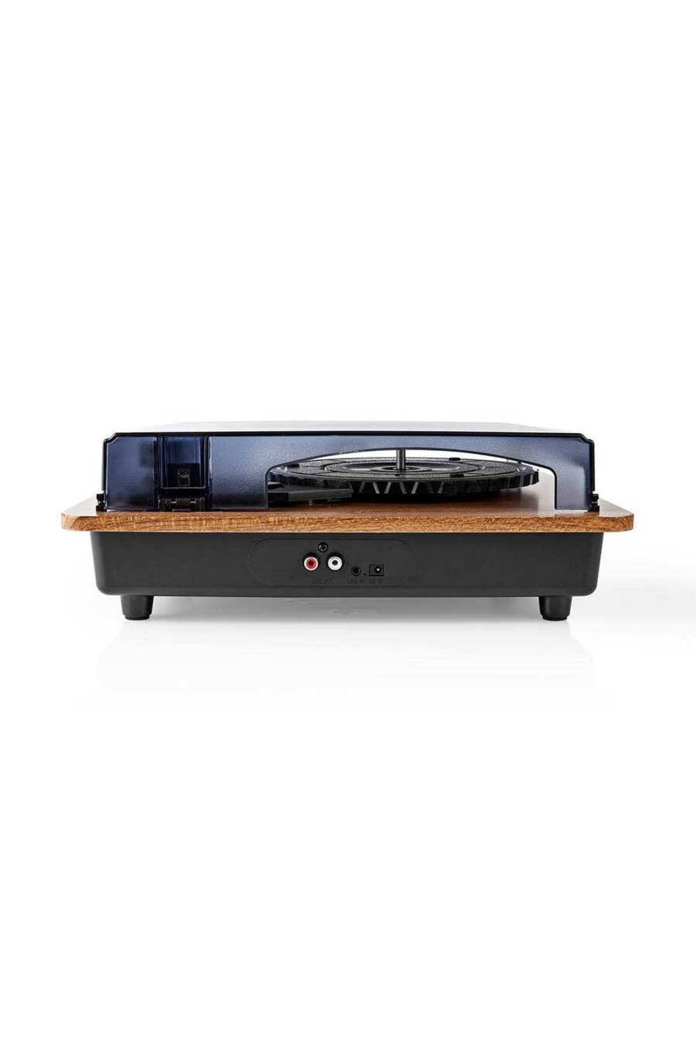 Nedis-Classic Wood Lightweight Turntable-Hoparlör-2-fleurdirect.live