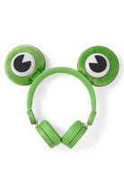 Nedis-Freddy Frog Animaticks Yeşil Çıkarılabilir Aksesuarlı Kulak Üstü Çocuk Kulaklığı-Kulaklık-1-fleurdirect.live