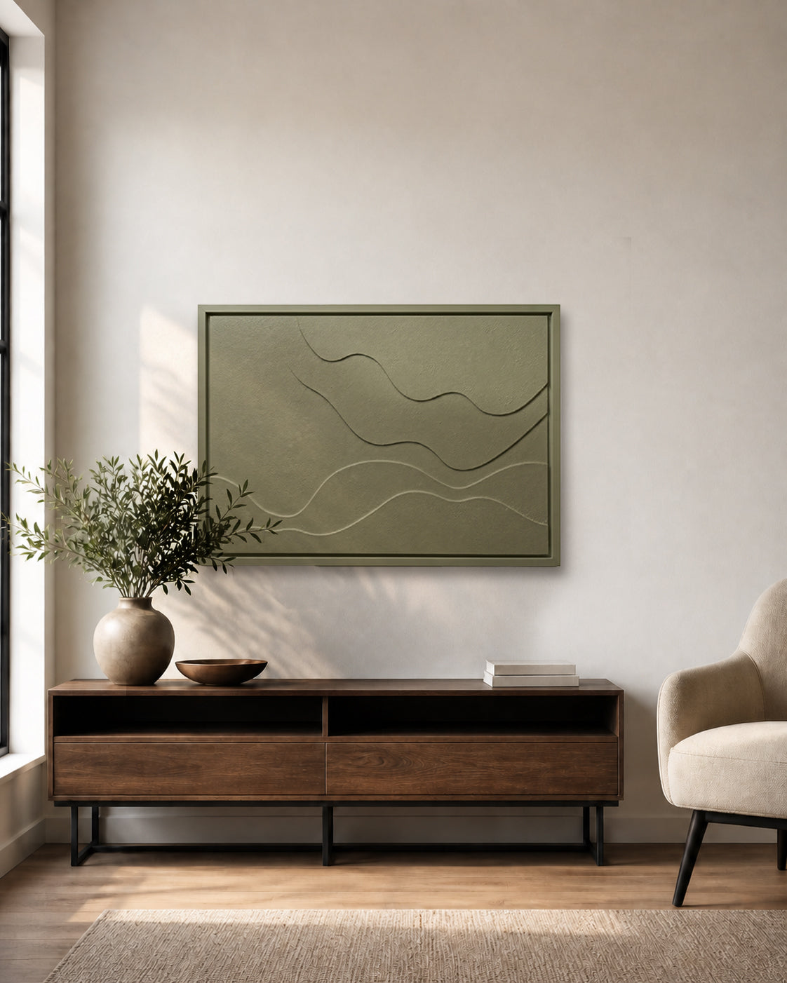 70X100 Cm Wavy Yatay Model