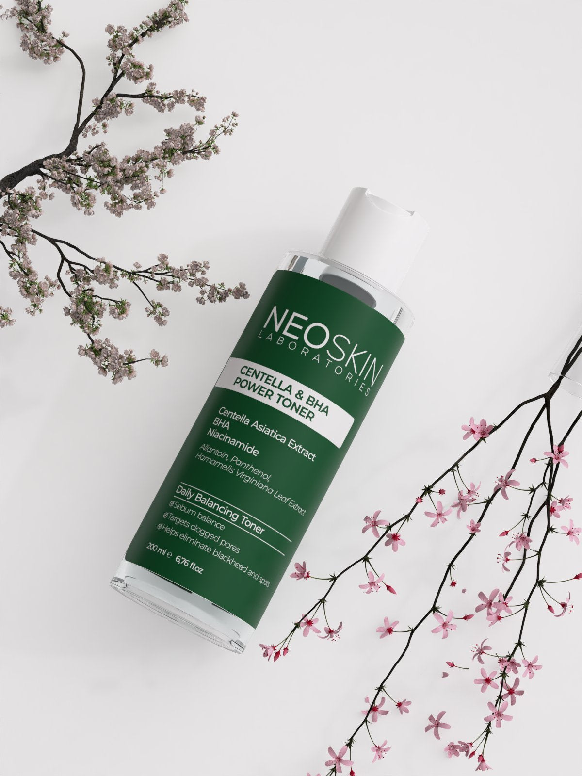 Neoskin-Centella & Bha Power Toner 200ml Centella & Bha İçerikli Siyah Nokta Karşıtı, Gözenek Sıkılaştırıcı Günlük Bakım Toniği-Tonik-5-fleurdirect.live