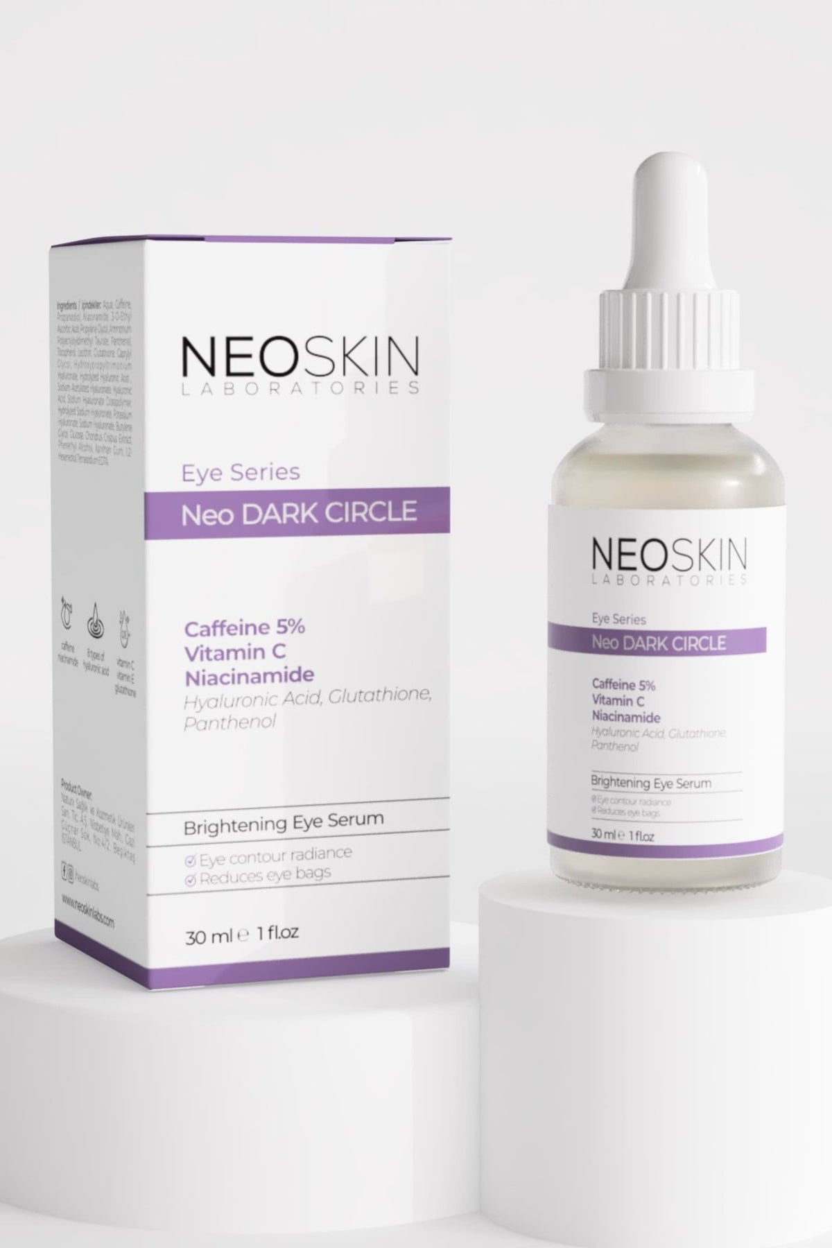 Neoskin-Neo Dark Cırcle 30ml Göz Altı Morluk Ve Torbalanma Karşıtı, Aydınlatıcı Göz çevresi özel Serumu-Göz Serumu-5-fleurdirect.live