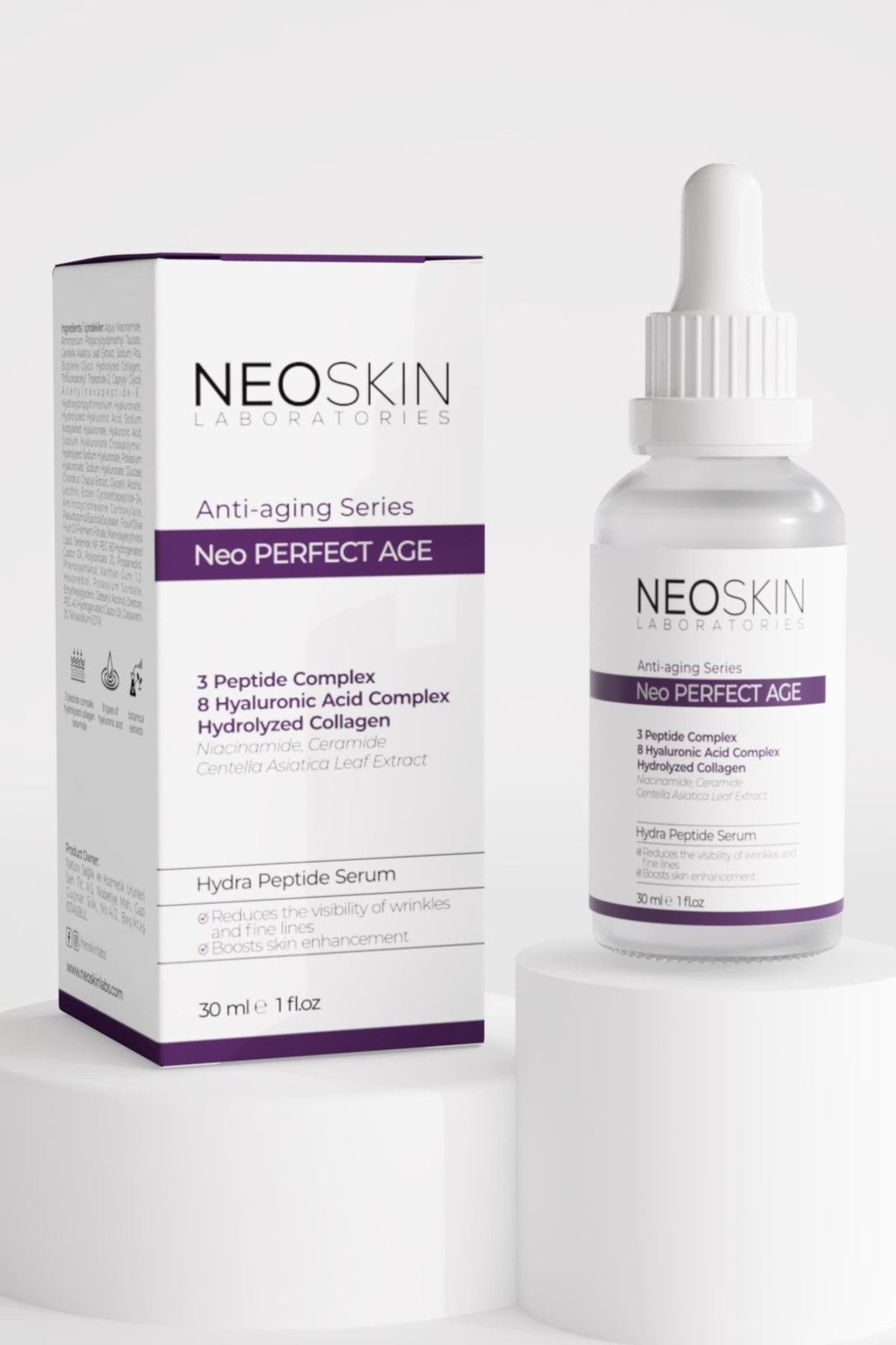 Neoskin-Neo Perfect Age 30ml Dolgunlaştırıcı, Nemlendirici, Anti Aging Peptit Serumu-Cilt Serumu-2-fleurdirect.live