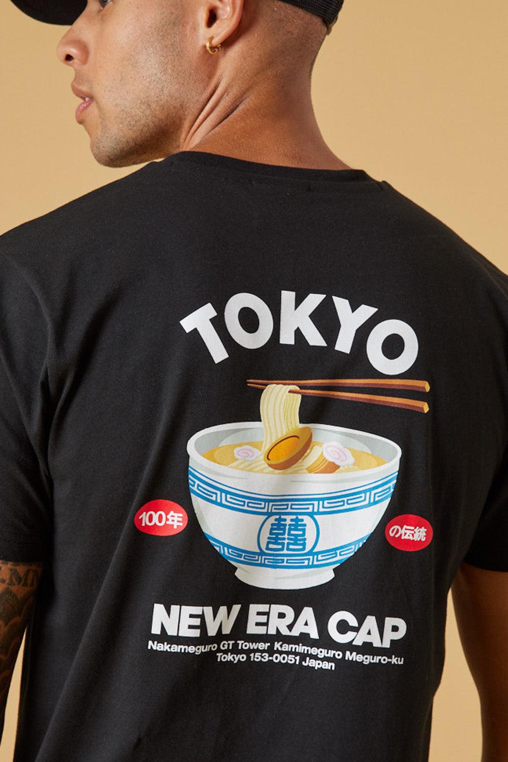 New Era-Food Pack Tee BLK-T-Shirts-4-fleurdirect.live