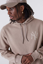 New Era-MLB League Essential Oversized Hoodie Brown-Sweatshirts & Hoodies-5-fleurdirect.live