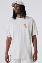 New Era-MLB League Essential Oversized Tee Beige-T-Shirts-2-fleurdirect.live