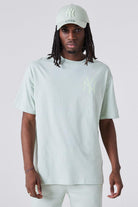 New Era-MLB League Essential Oversized Tee Green-T-Shirts-1-fleurdirect.live