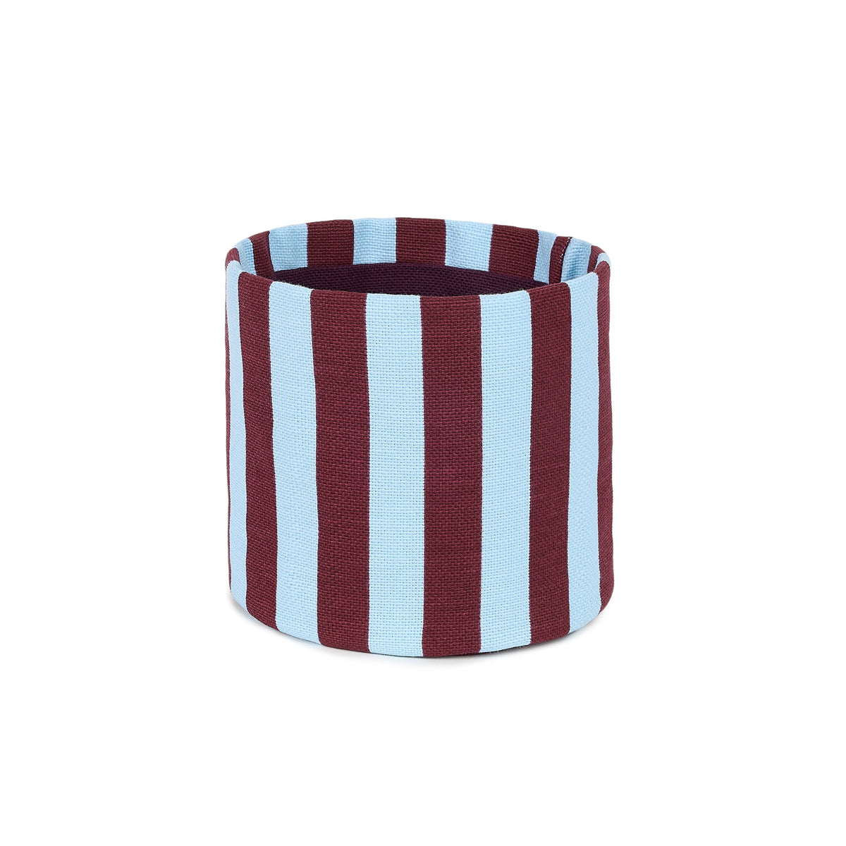 Nobodinoz Stripes Çocuk Odası Sepeti Küçük, Maroon Tiles