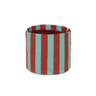 Nobodinoz Stripes Çocuk Odası Sepeti Küçük, Red Teal Green