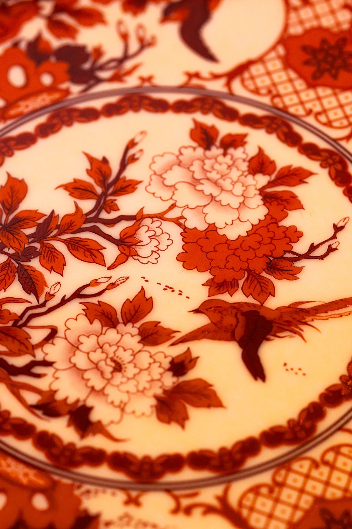 Eternal Warm Coral Pasta Tabak (2'Li Set)