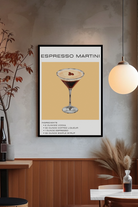 Nord Design-Kokteyl Serisi Çerçeveli Tablo - Espresso Martini-Tablo-2-fleurdirect.live