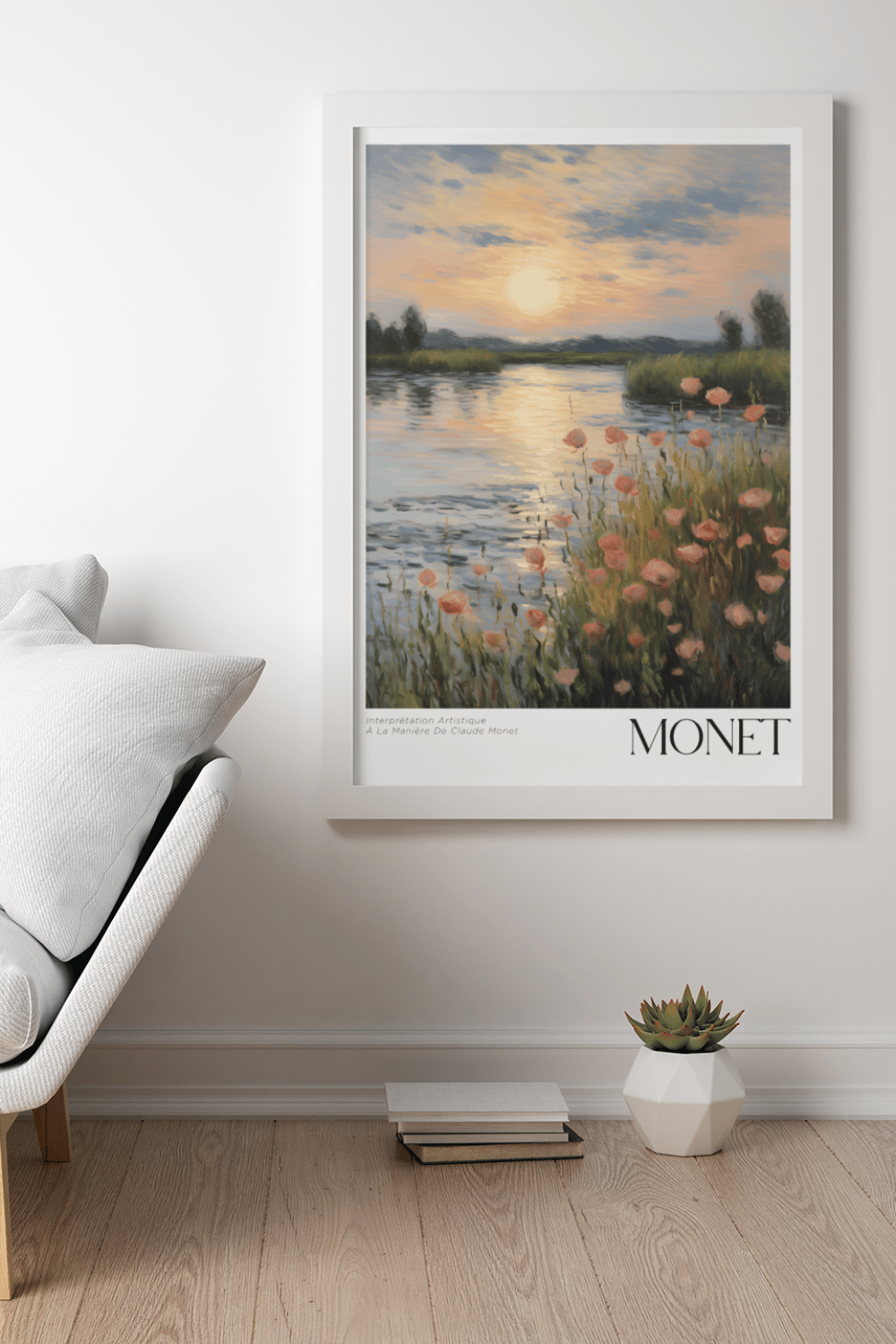 Nord Design-Ressam Serisi Çerçeveli Tablo - Claude Monet - 03-Tablo-1-fleurdirect.live