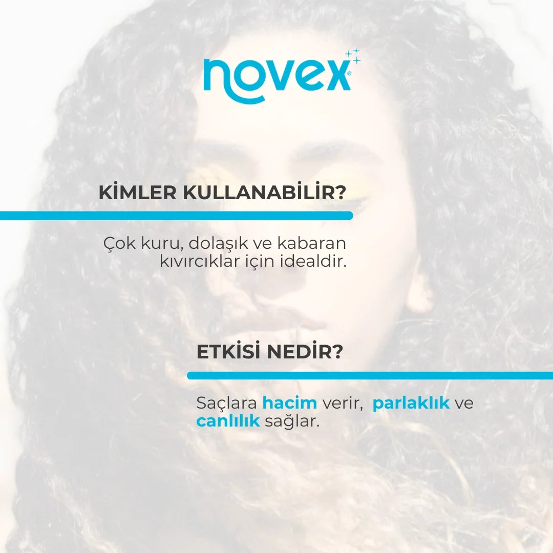 NOVEX MY CURLS MOVIE STAR Ekstra Parlaklık Veren Şampuan 300ml