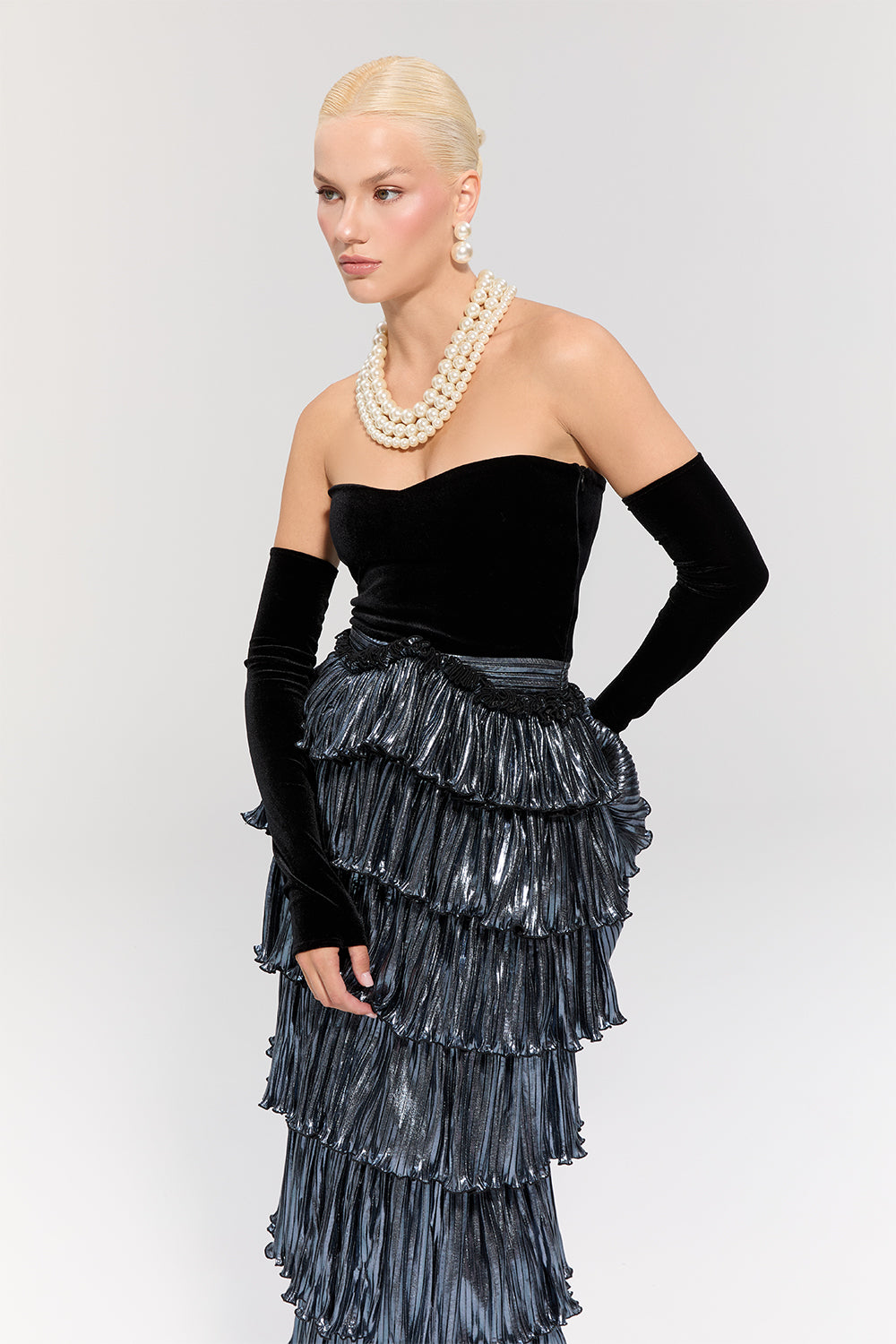 Sapphire Versailles Gown - 3