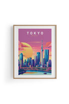 ODA.products-Tokyo İllüstrasyon Şehir Posteri-Tablo-2-fleurdirect.live