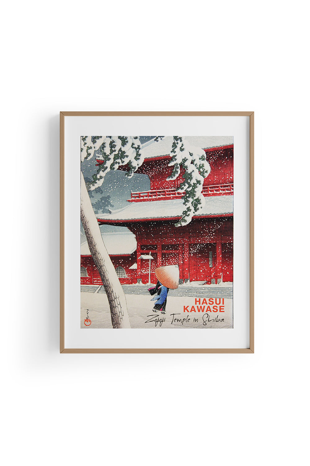 ODA.products-Zojoji Temple İn Shiba, Hasui Kawase | Ünlü Ressam Tablosu-Tablo-3-fleurdirect.live