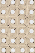OHM Handmade-Bej Beyaz Tiny Dots El İşi Dantel Örtü-Dantel Örtüler-3-fleurdirect.live