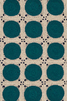 OHM Handmade-Bej Yeşil Dots El İşi Dantel Örtü-Dantel Örtüler-3-fleurdirect.live
