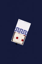 OHM Handmade-Krem Kırmızı Tiny Dots El İşi Dantel Örtü-Dantel Örtüler-4-fleurdirect.live