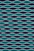 OHM Handmade-Lacivert Mavi Yeşil Waves El İşi Dantel Örtü-Dantel Örtüler-3-fleurdirect.live