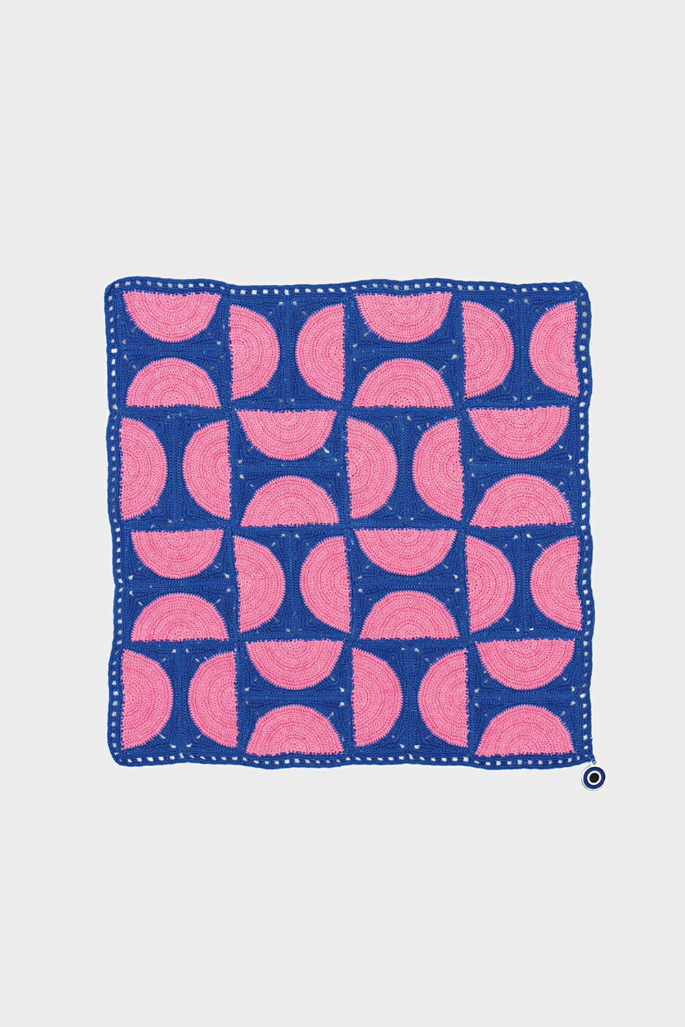 OHM Handmade-Pembe Saks Circus El İşi Dantel Örtü-Dantel Örtüler-1-fleurdirect.live