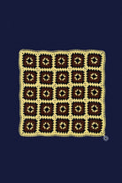 OHM Handmade-Sarı Siyah Kahverengi Granny El İşi Dantel Örtü-Dantel Örtüler-1-fleurdirect.live