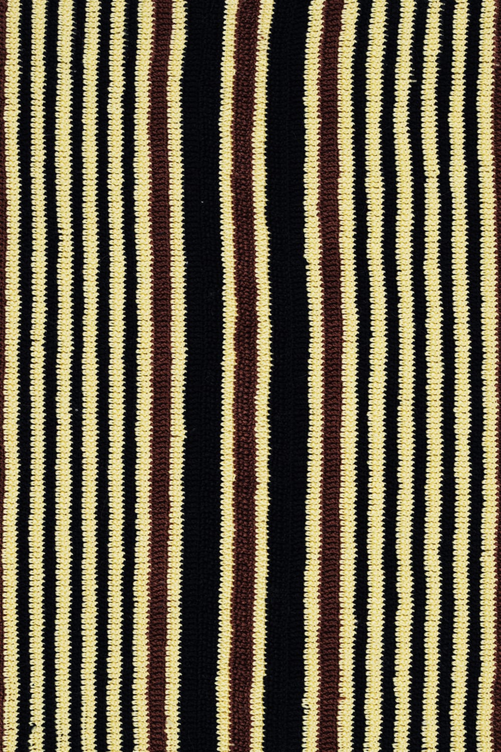 OHM Handmade-Siyah Sarı Kahverengi Multi Stripes El İşi Dantel Örtü-Dantel Örtüler-3-fleurdirect.live