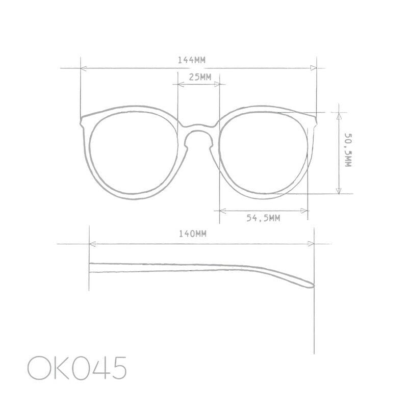 Okkia Berlino Unisex Güneş Gözlüğüsiyah - Pudra/ Lens: Siyah Gradyan