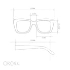 OKKIA-Okkia Elba Unisex Güneş Gözlüğüsiyah / Lens : Siyah Gradyan-Güneş Gözlüğü-7-fleurdirect.live