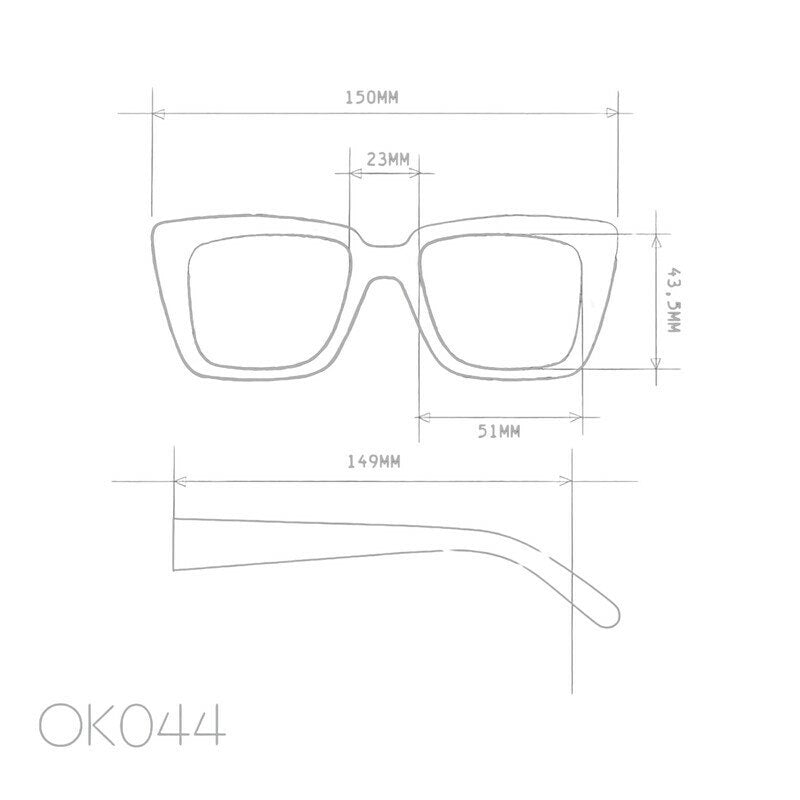 OKKIA-Okkia Elba Unisex Güneş Gözlüğüsiyah / Lens : Siyah Gradyan-Güneş Gözlüğü-7-fleurdirect.live