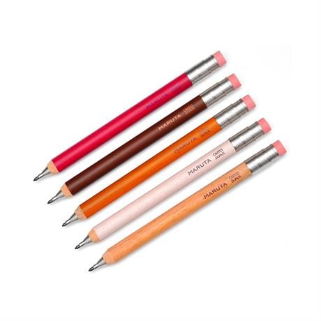 Ohto-Ohto Maruta Sharp Pencil Kahverengi Mekanik Kurşun Kalem 2.0 Mm Aps 680 M Bn-Mekanik Uçlu Kalem-3-fleurdirect.live