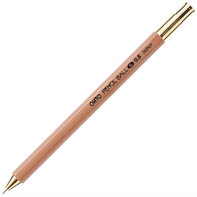 Ohto-Ohto Wooden Tükenmez Kalem 0.5mm Natural Nkg 450 E-Tükenmez Kalem-1-fleurdirect.live