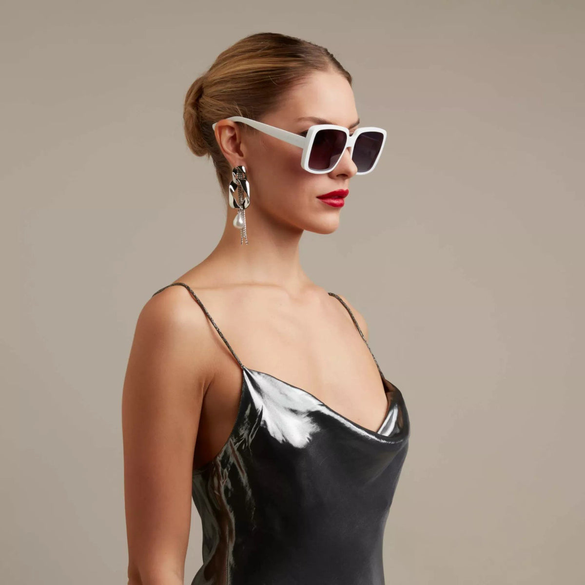 Okkia-Okkia Alessia Unisex Güneş Gözlüğü Beyaz-Güneş Gözlüğü-6-fleurdirect.live