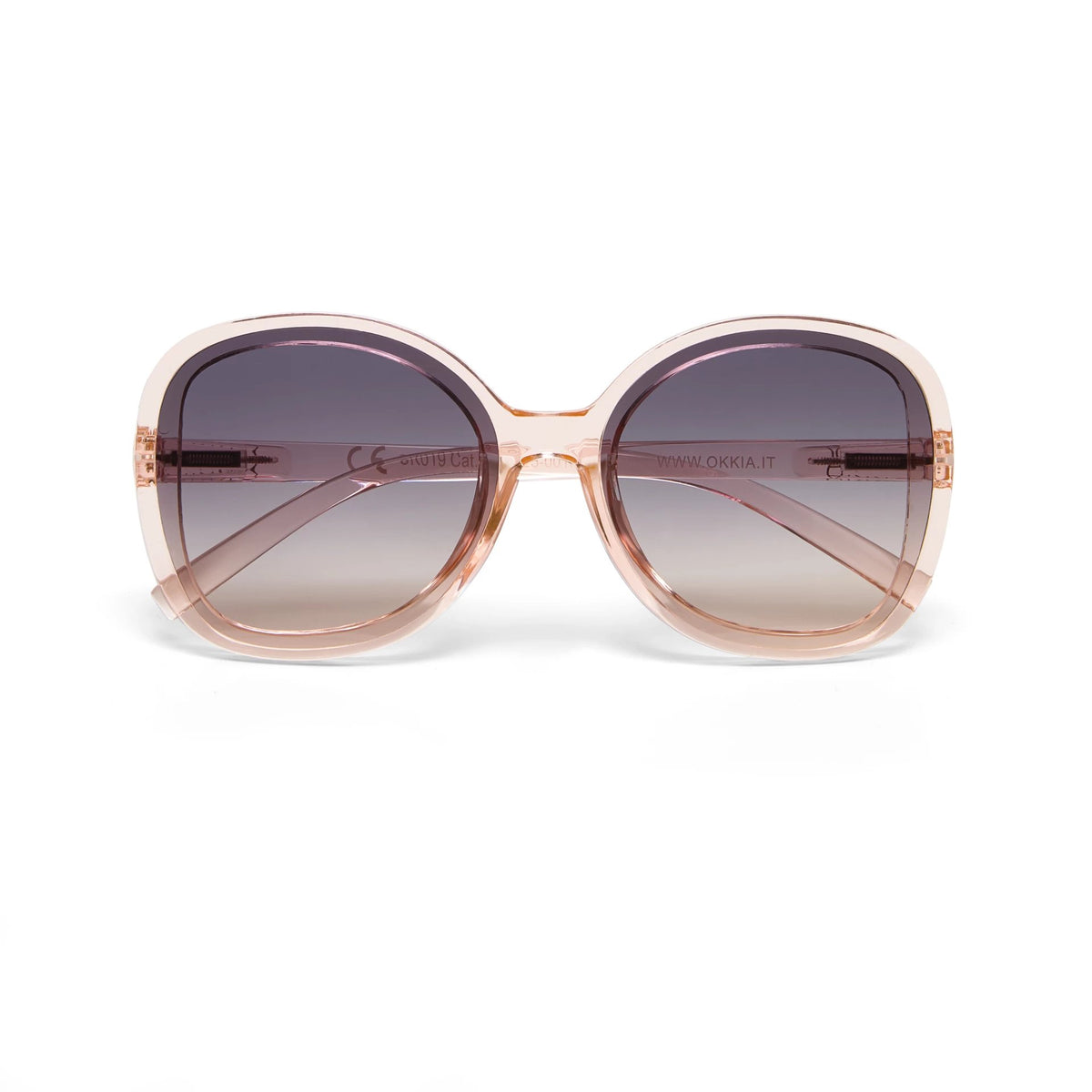 Okkia-Okkia Anna Butterfly Güneş Gözlüğü Brown/Pink-Güneş Gözlüğü-1-fleurdirect.live