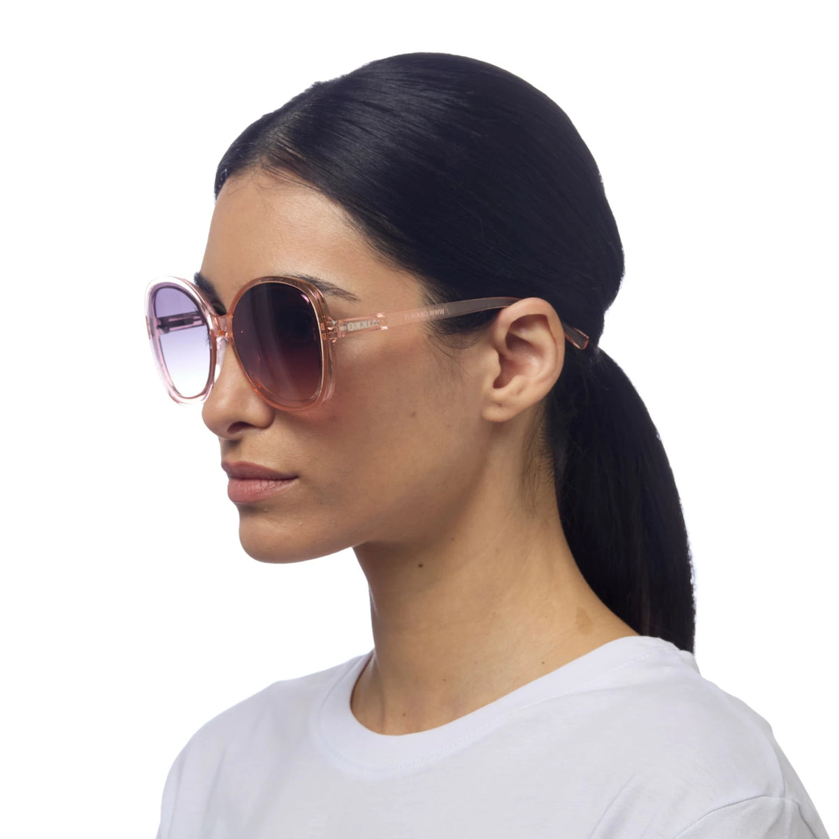 Okkia-Okkia Anna Butterfly Güneş Gözlüğü Brown/Pink-Güneş Gözlüğü-3-fleurdirect.live