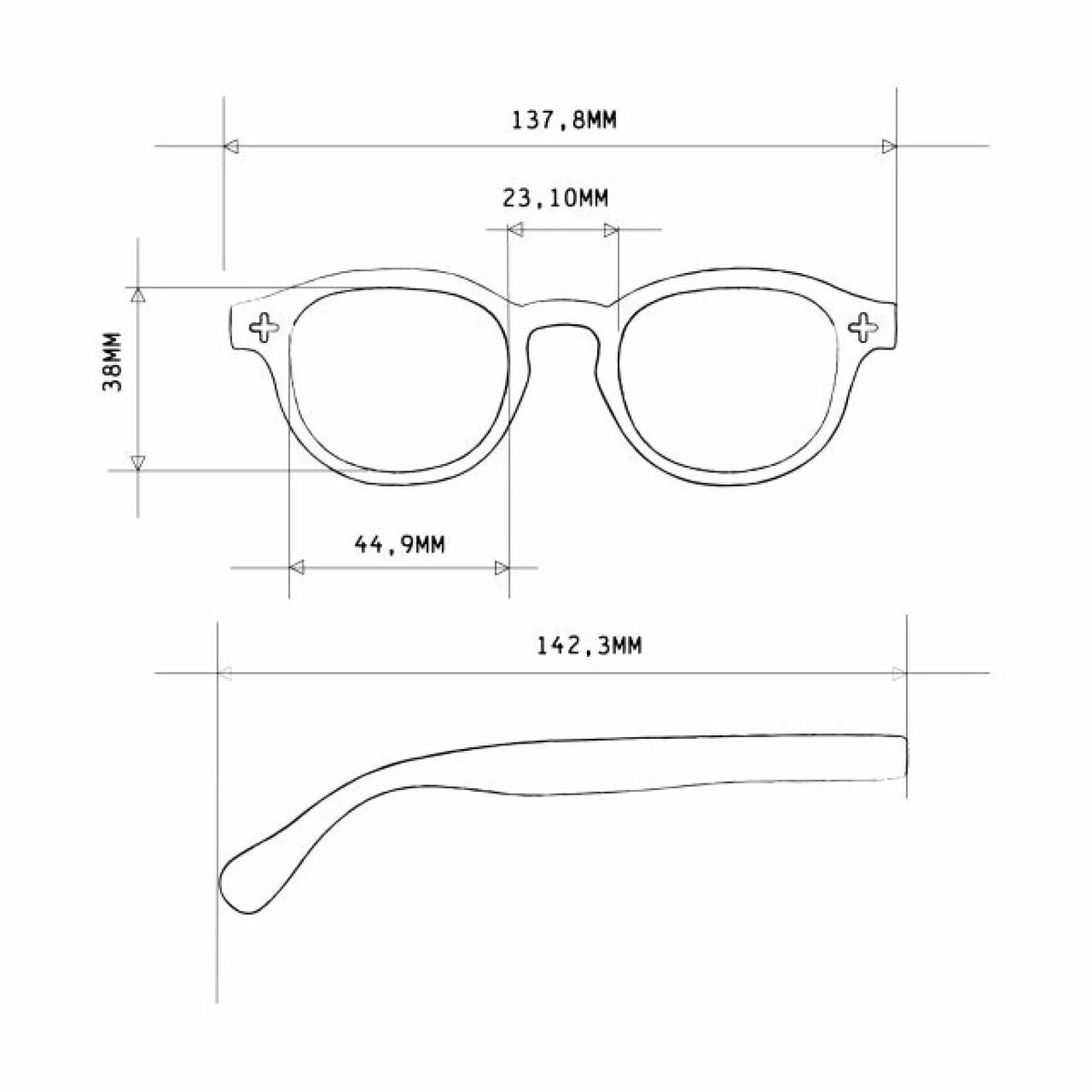 Okkia-Okkia Aurelio Unisex Okuma Güneş Gözlüğü 1.50-Güneş Gözlüğü-3-fleurdirect.live