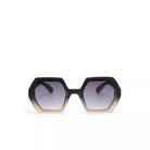 Okkia-Okkia Emma Big Hexagonal Unisex Güneş Gözlüğü Siyah Ros-Güneş Gözlüğü-5-fleurdirect.live