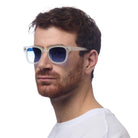 Okkia-Okkia Giovanni Mavi Lens Unisex Güneş Gözlüğü Beyaz-Güneş Gözlüğü-2-fleurdirect.live