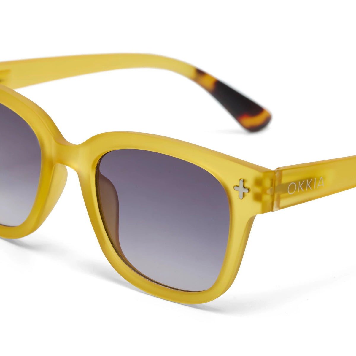 Okkia-Okkia Giovanni Siyah Lens Unisex Güneş Gözlüğü Sarı-Güneş Gözlüğü-6-fleurdirect.live
