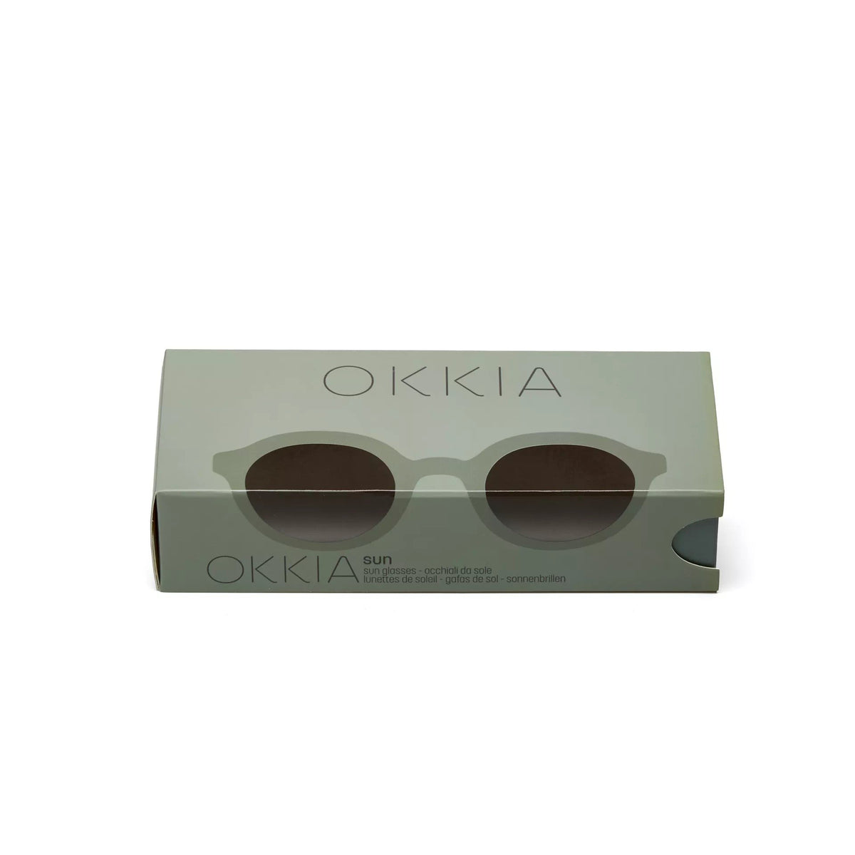 Okkia-Okkia Lauro Unisex Yeşil Güneş Gözlüğü Siyah Gradyan-Güneş Gözlüğü-6-fleurdirect.live