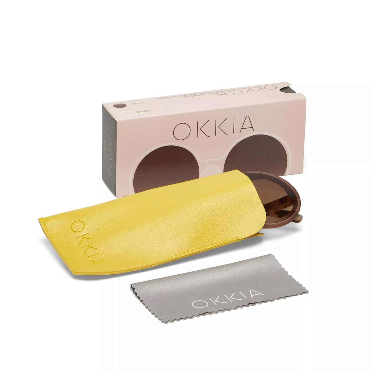 Okkia-Okkia Monica Unisex Büyük Yuvarlak Güneş Gözlüğü Havana Pembesi-Güneş Gözlüğü-7-fleurdirect.live