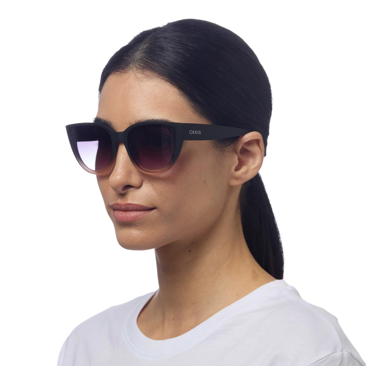 Okkia-Okkia Silvia Güneş Gözlüğü Black / Rose-Güneş Gözlüğü-3-fleurdirect.live