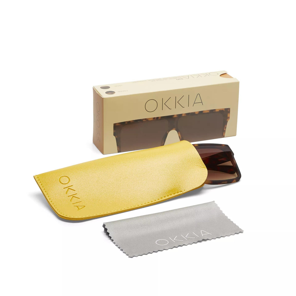 Okkia-Okkia Tokyo Unisex Güneş Gözlüğü Klasik Havana-Güneş Gözlüğü-4-fleurdirect.live