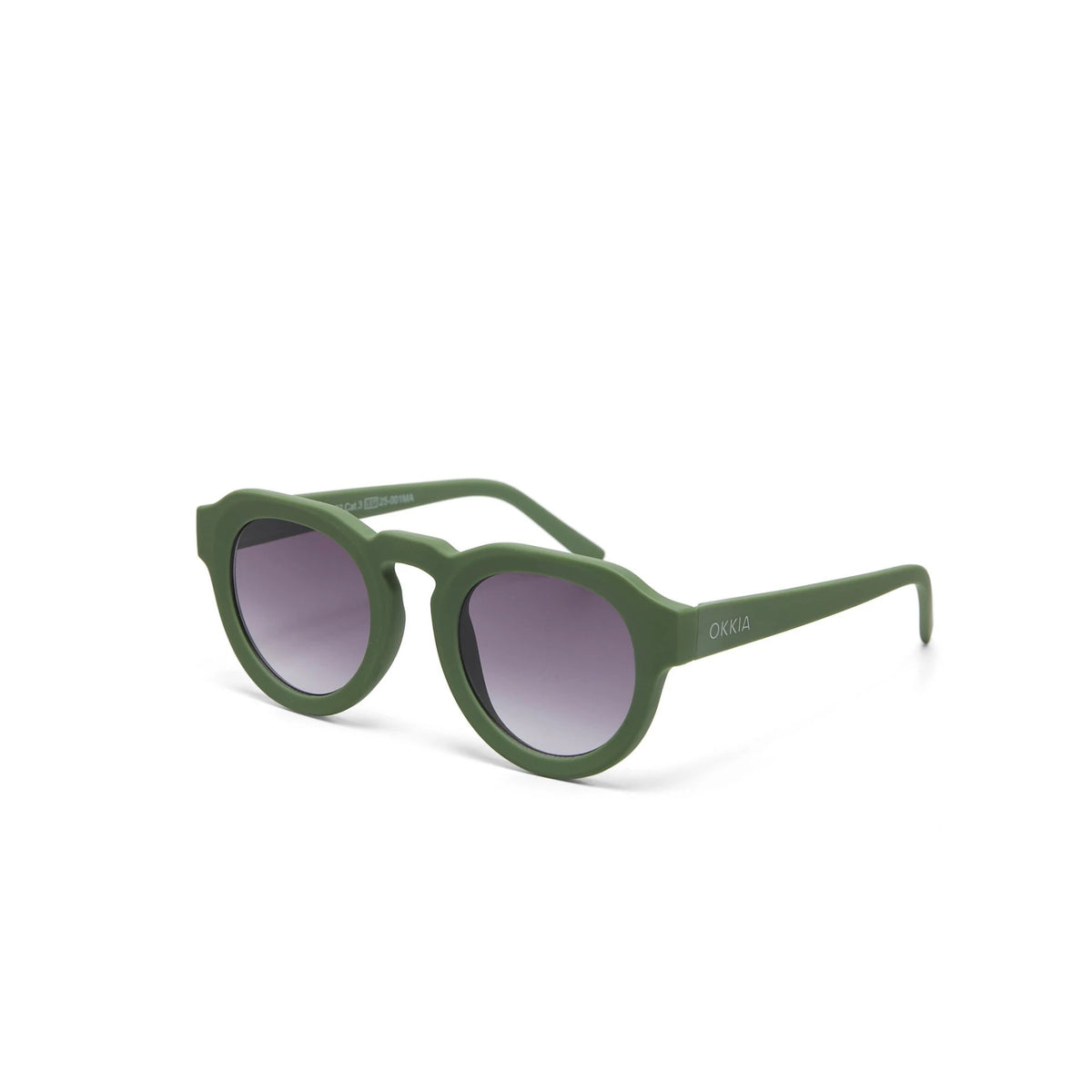 Okkia-Okkia Zeno Round Unisex Verde Güneş Gözlüğü Siyah Degrade-Güneş Gözlüğü-4-fleurdirect.live