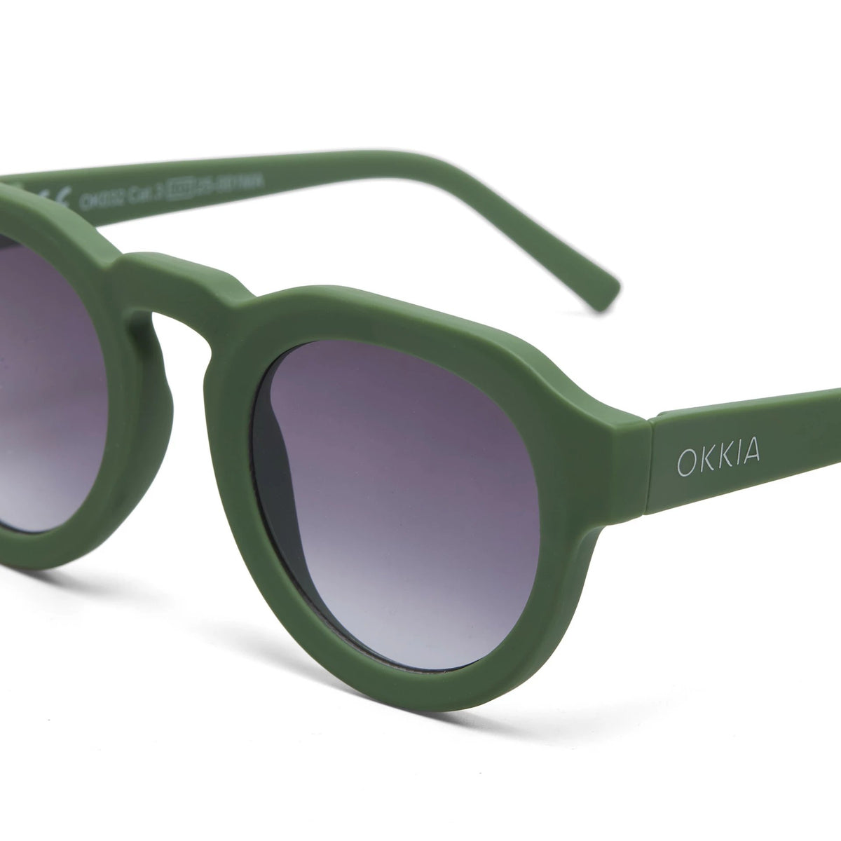 Okkia-Okkia Zeno Round Unisex Verde Güneş Gözlüğü Siyah Degrade-Güneş Gözlüğü-5-fleurdirect.live