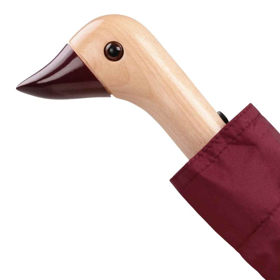 Original Duckhead-Original Duckhead Duck Kompakt şemsiye Bordo-Şemsiye-2-fleurdirect.live