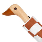 Original Duckhead-Original Duckhead Duck Kompakt şemsiye Peanut Butter Checks-Şemsiye-3-fleurdirect.live
