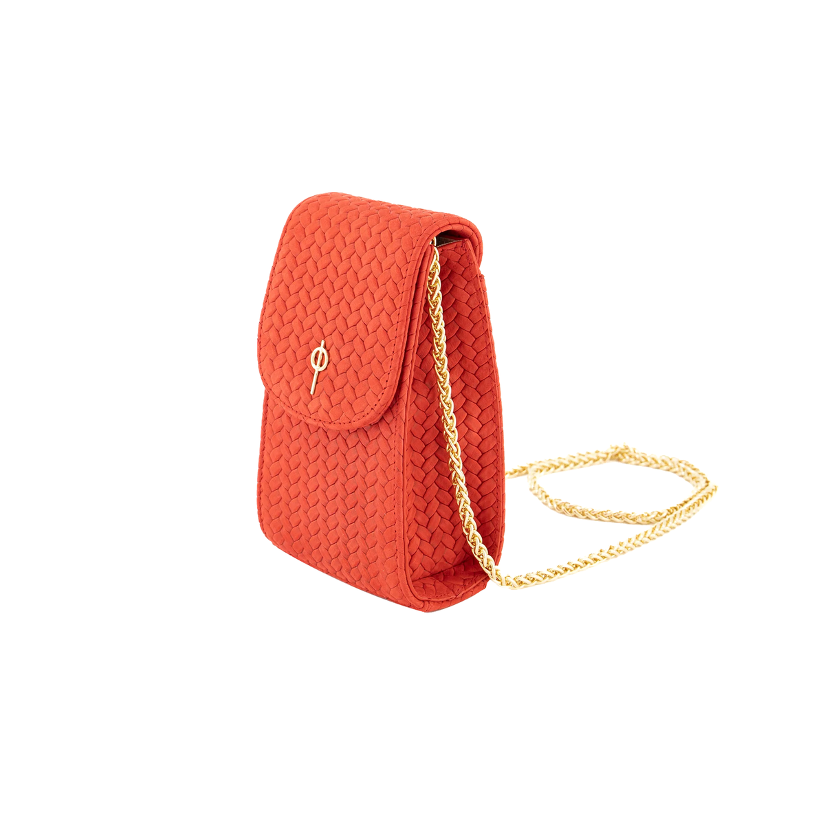Otrera-Casey Braid Red-Telefon Çantası-1-fleurdirect.live