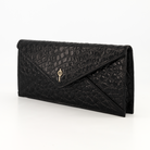 Otrera-Croco Night Bag Black-Clutch-2-fleurdirect.live