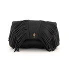 Otrera-Fringe Leda Black-Clutch-1-fleurdirect.live